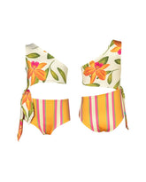 Vestido de Baño Enterizo Orquideas Naranja Pepita & Me